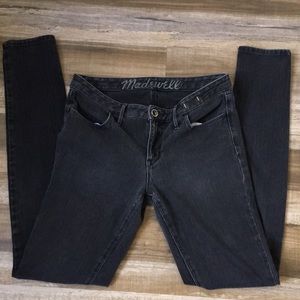 Madewell skinny jeans black